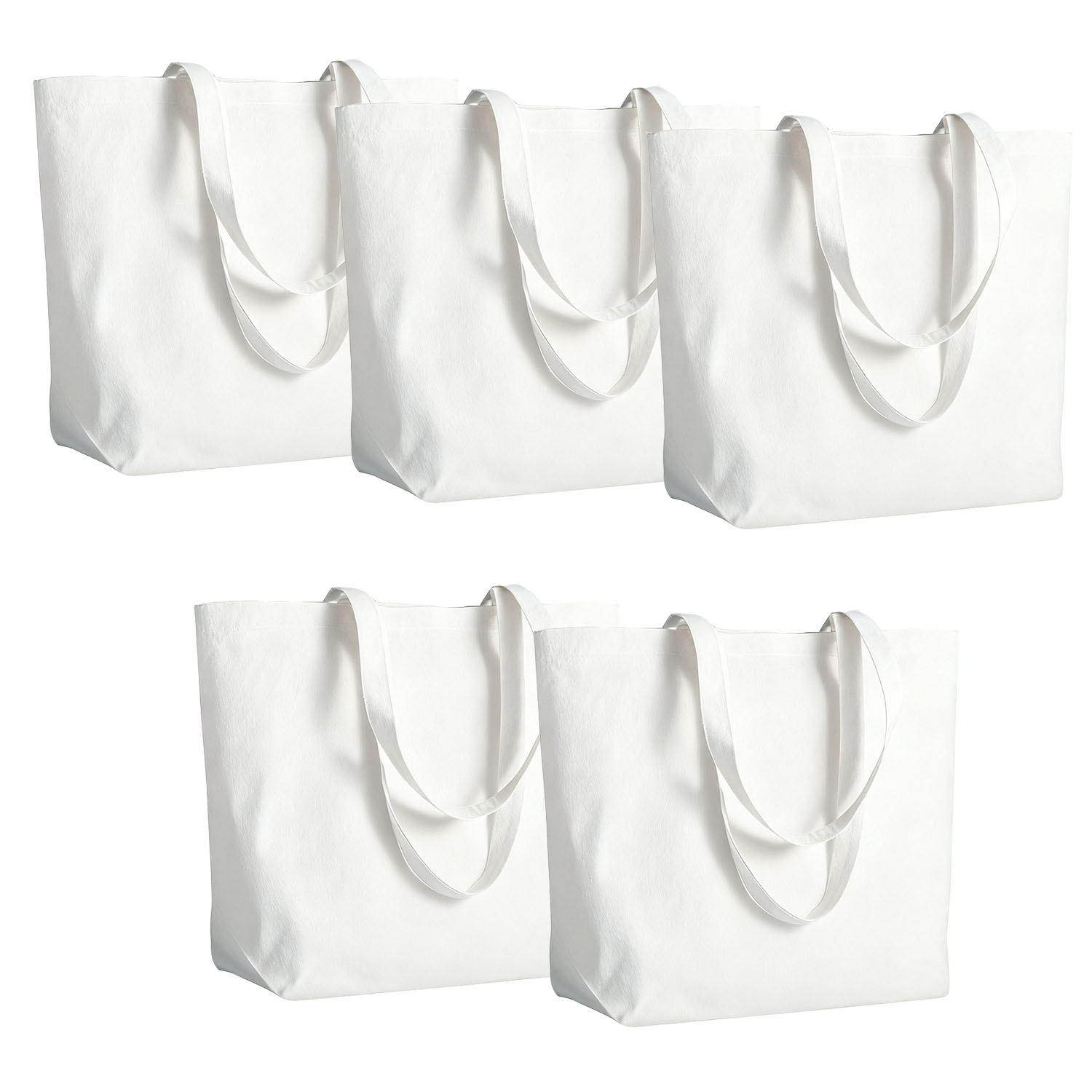Tote Bag Sublimation - 5 Buah Tas Tote Kanvas Sublimasi
