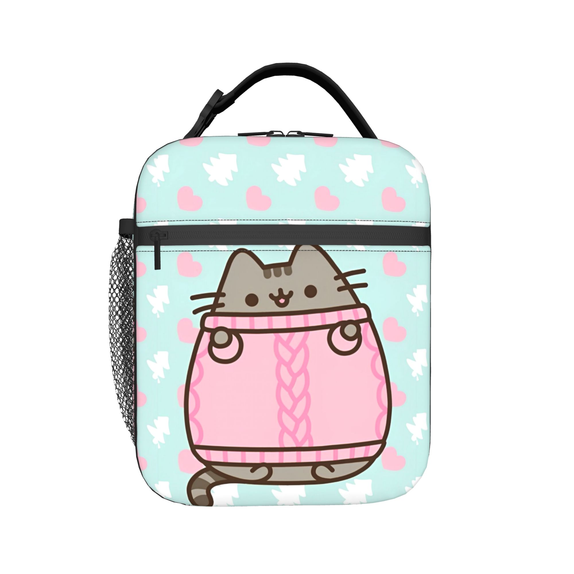 Tote Bag Sublimation - Tas Makan Siang Terisolasi Kucing Lucu