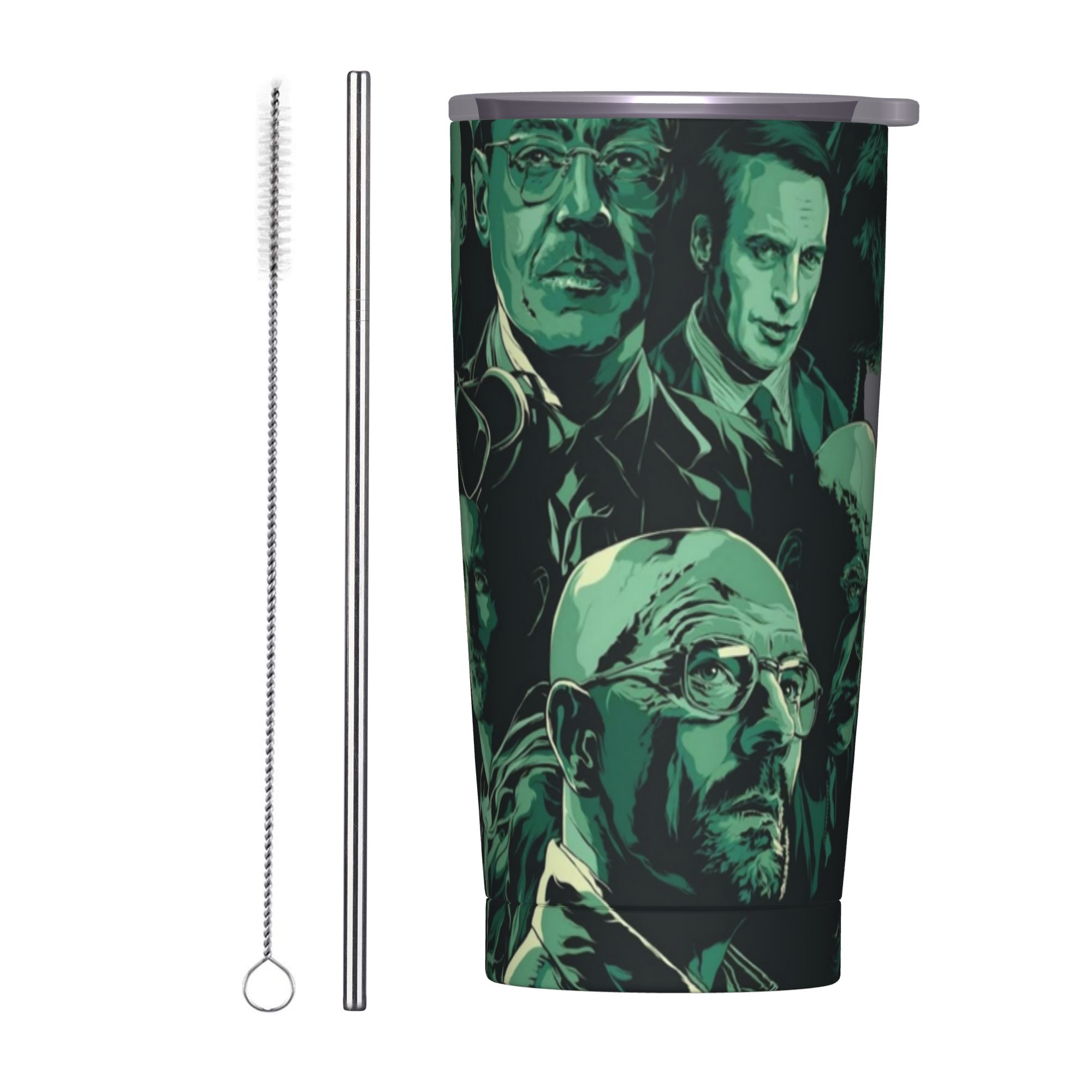 Tumbler 20Oz White - Tumbler Terisolasi Breaking Bad Walter White