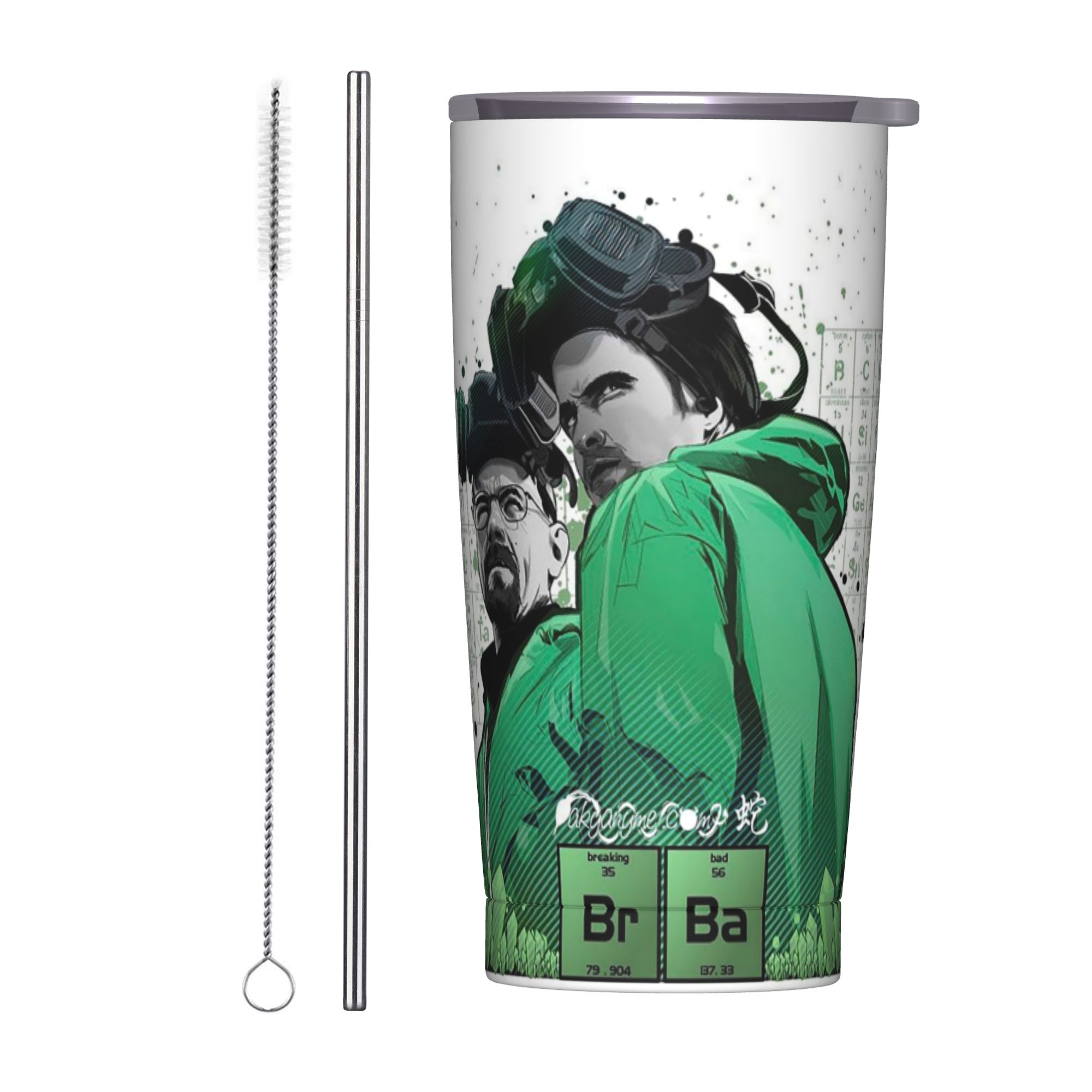 Tumbler 20Oz White - Botol Minum Vakum Terisolasi Breaking Bad