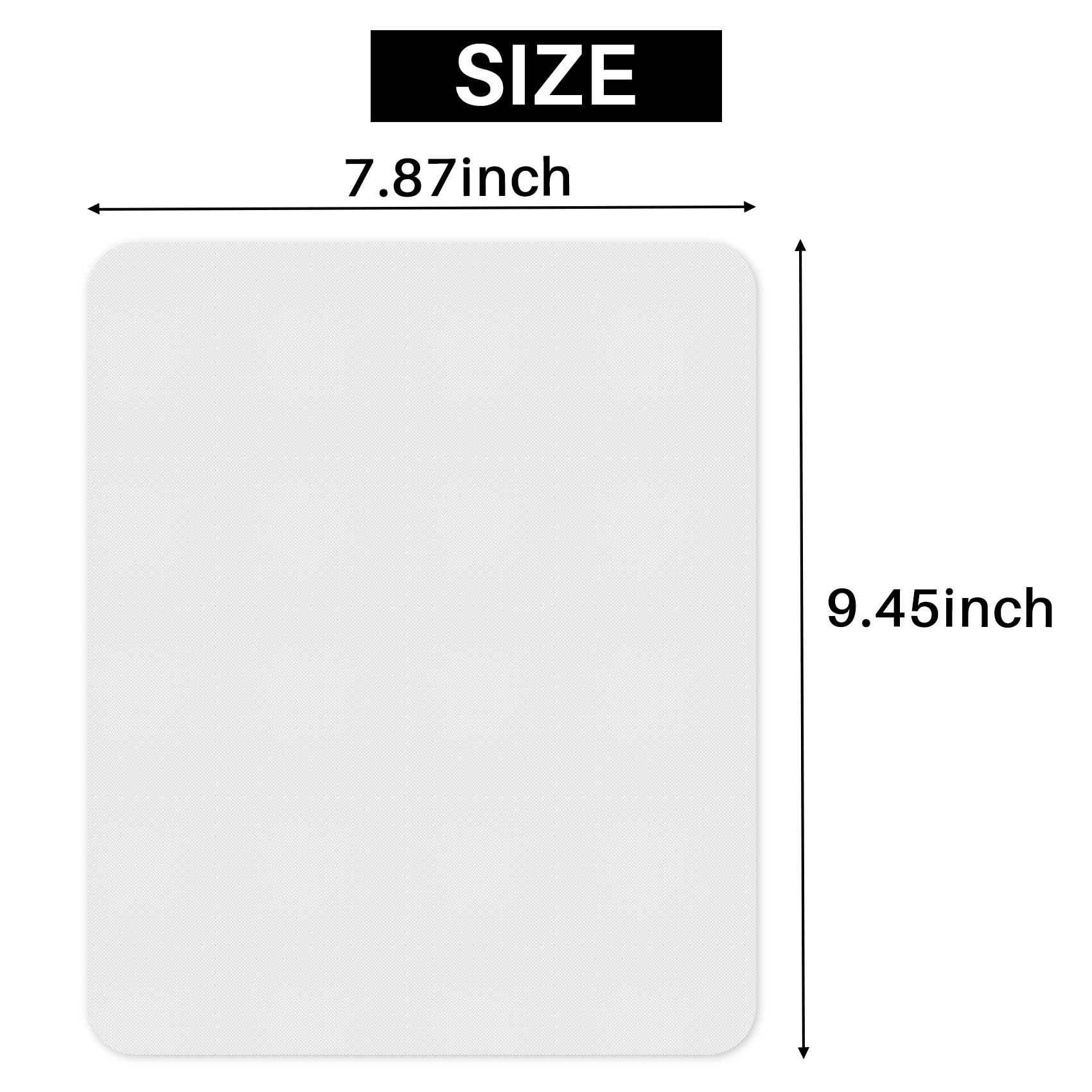 Mouse Pad Blank Sublimation - 10Pcs Alas Mouse Kosong Untuk Sublimasi