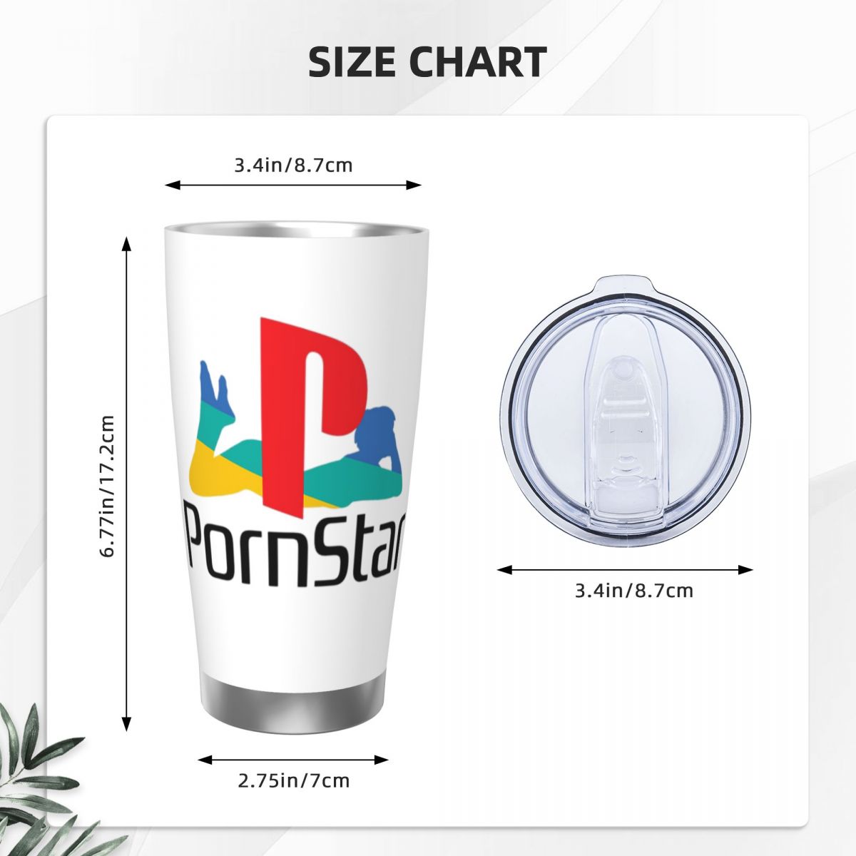 Ps Pron Star Tumbler Stainless - Tumbler 20Oz White ulasan dan harga