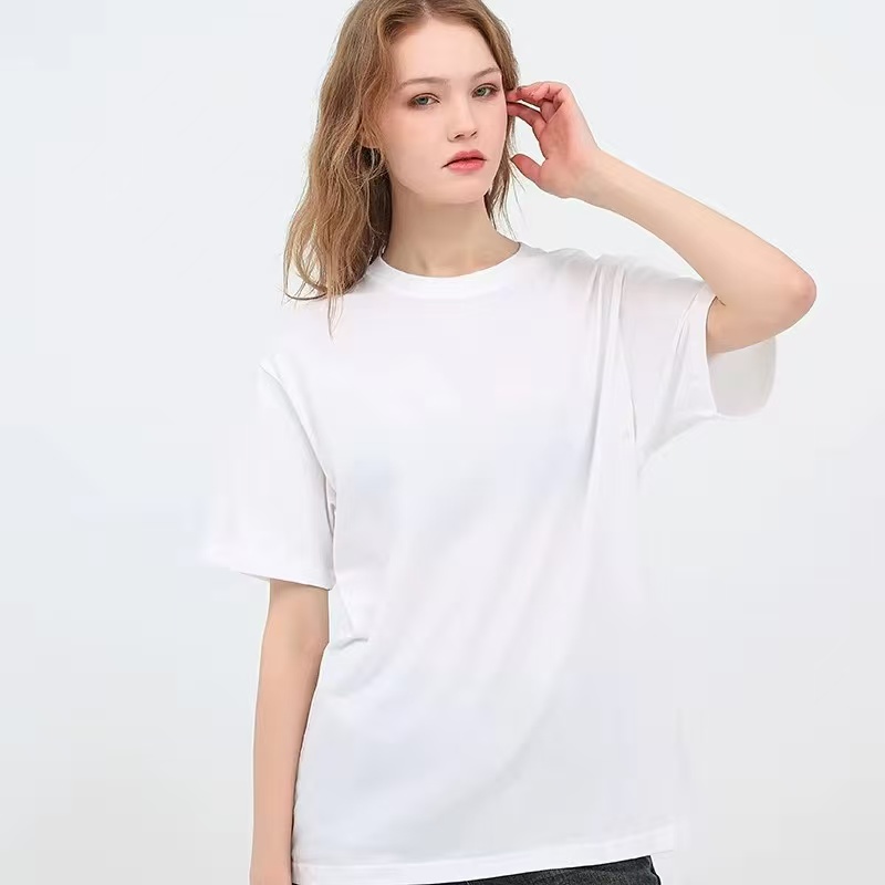 Kaos oblong polos katun murni  - Dtg Shirt Blank ulasan dan harga