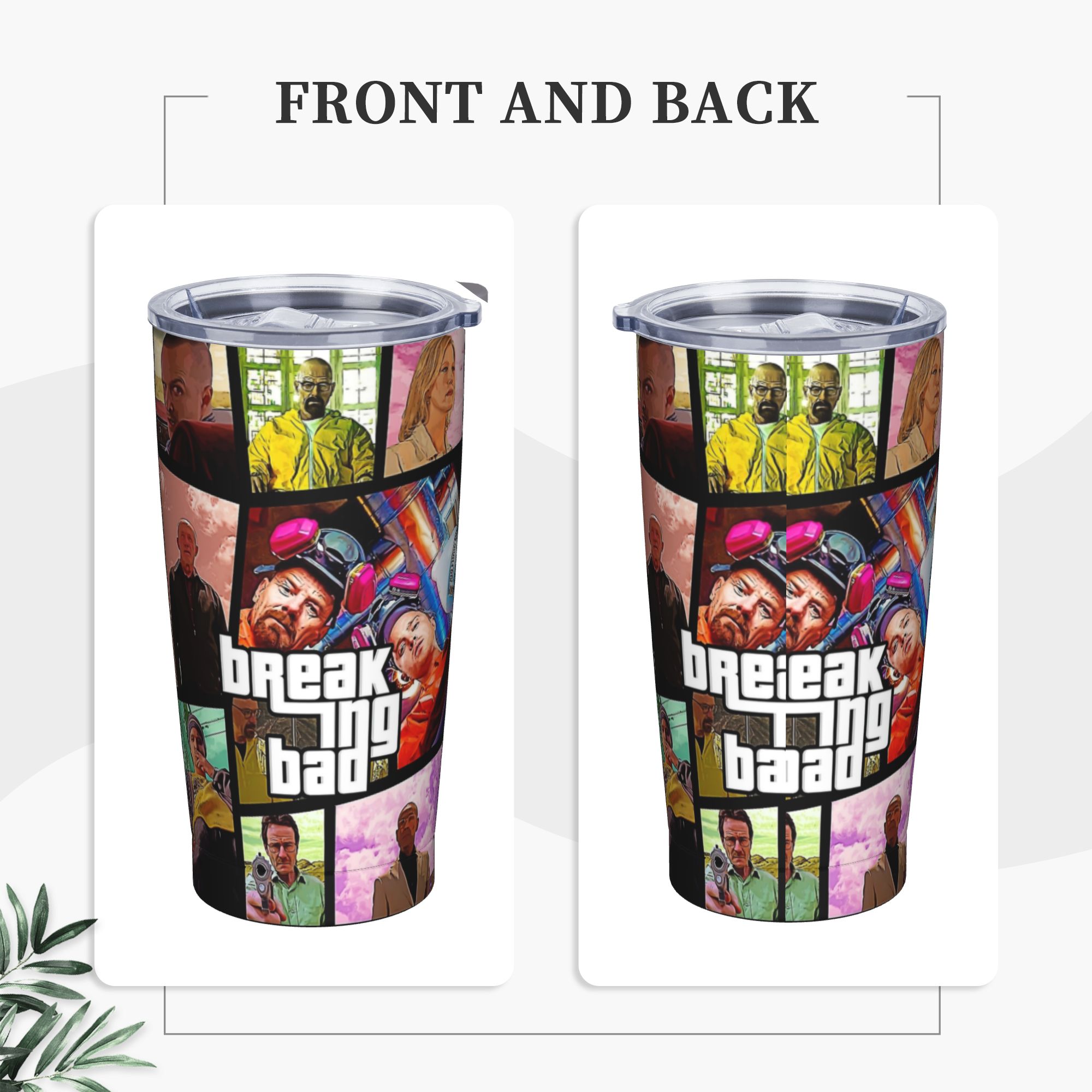 Tumbler Terisolasi Breaking Ba - Tumbler 20Oz White ulasan dan harga