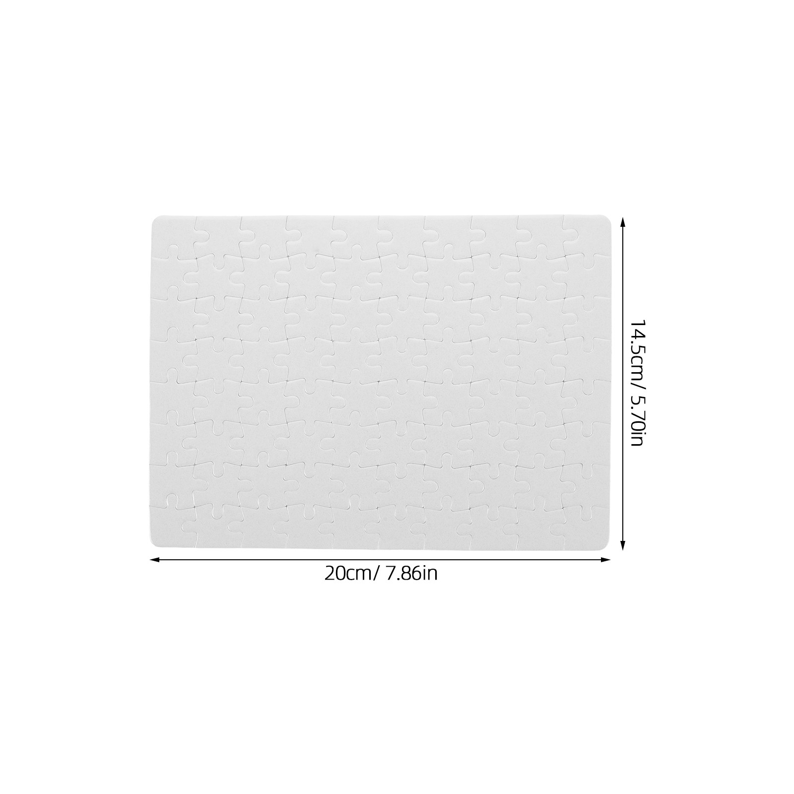 4 Lembar Puzzle Jigsaw Sublima - Puzzle Blank White ulasan dan harga