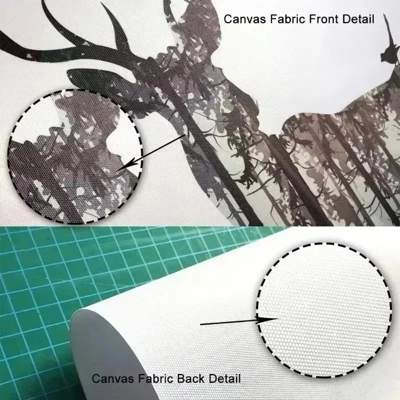 3pcs Set Lukisan Kanvas Bunga  - Canvas Wrap Ready ulasan dan harga