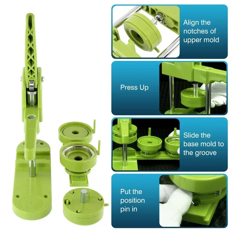Mesin pembuat tombol 25/32/37/ - Button Badge Blank ulasan dan harga