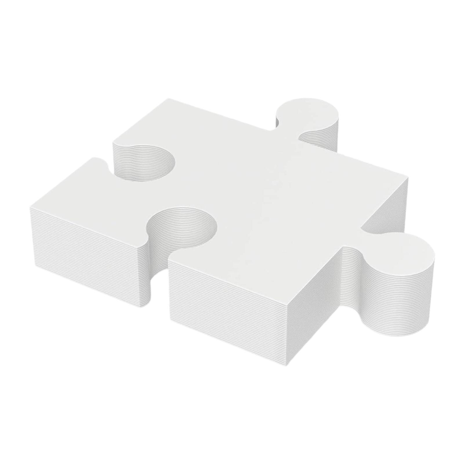 30 Buah Potongan Puzzle Dekora - Puzzle Blank White ulasan dan harga