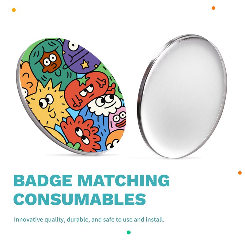 Komponen Pembuat Badge Cermin  - Button Badge Blank ulasan dan harga