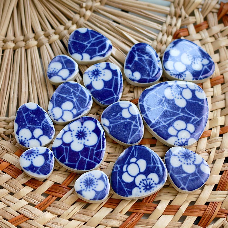 100G DIY Ubin Mosaik Keramik B - Ceramic Tile Blank ulasan dan harga