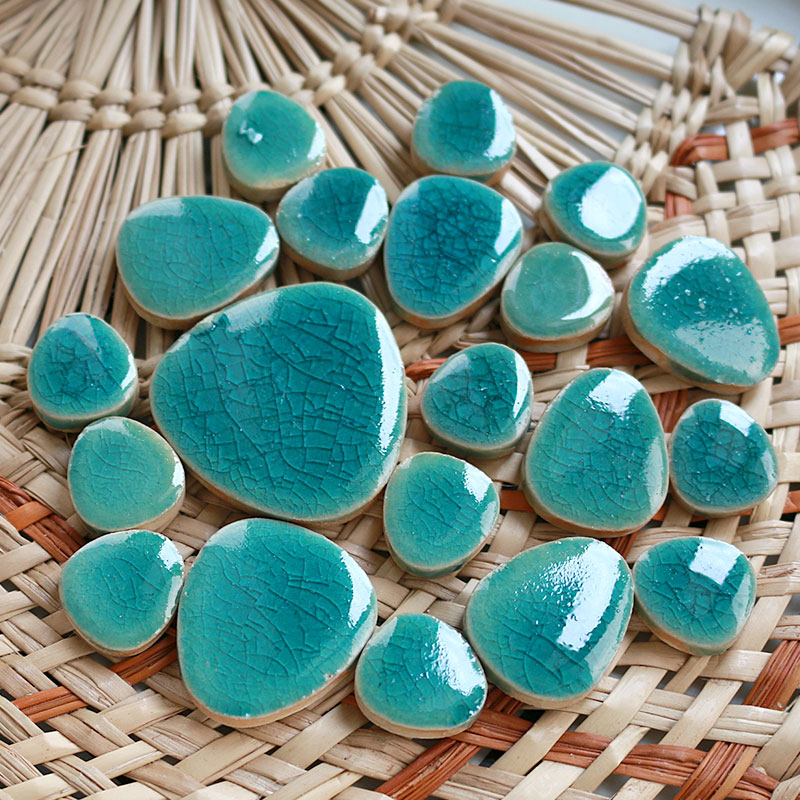 100G DIY Ubin Mosaik Keramik B - Ceramic Tile Blank ulasan dan harga