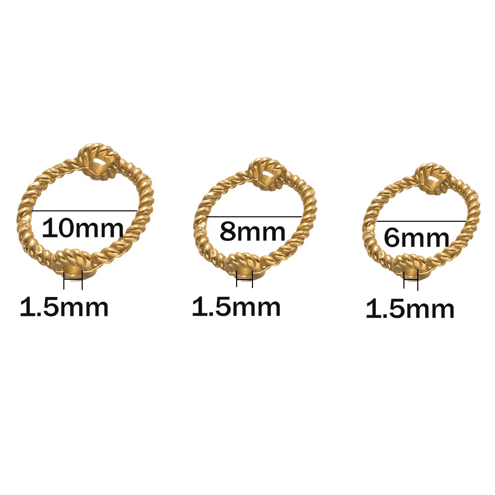 10 pcs Ring Penyambung Bulat d - Metal Photo Panel ulasan dan harga