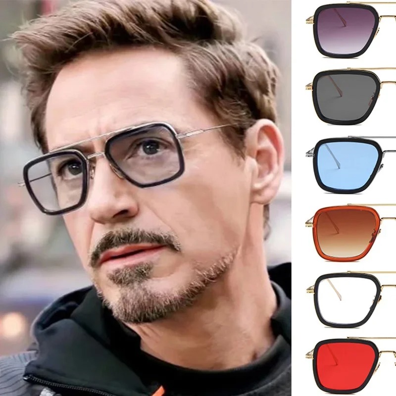 Kacamata Steam Punk Tony Stark - Metal Photo Panel ulasan dan harga
